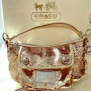 Coach “Limited Edition” Poppy Sequin Groovy Bag